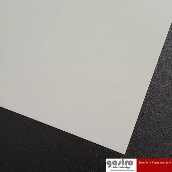 Stahl verzinkt 3-fach Kantenschutz RAL 9002 Grauweiß 0,75mm